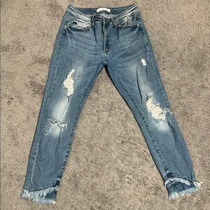 Distressed KanCan jeans size 9
